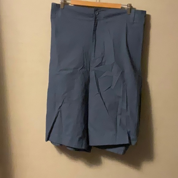 Nautica Blue Cargo Shorts with Relaxed Fit - Picture 1 of 8